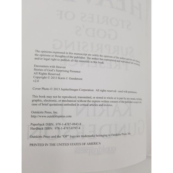 Encounters with Heaven Stories of God's Surprising Presence Gift Version Signed - Picture 3 of 11